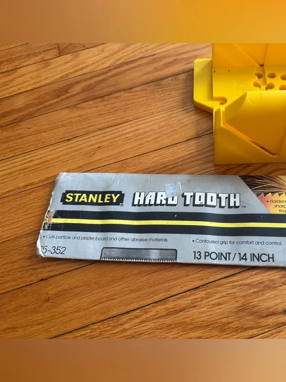 Stanley Hard Tooth Back Saw and Angler -Circa 1988 - Picture 2 of 5